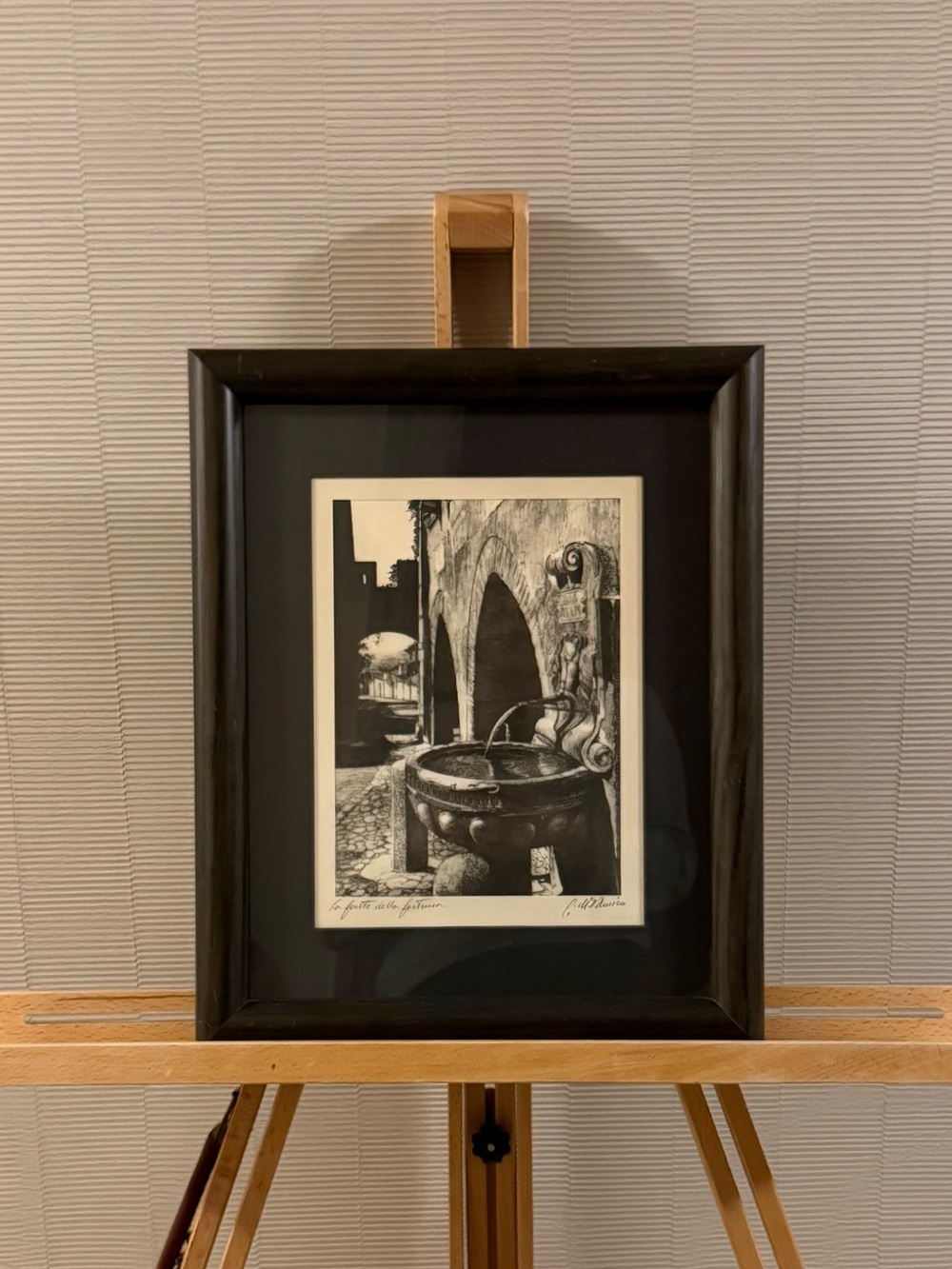 Giuseppe Mario D’Amico La Fonte della Fortuna Framed Italian Art